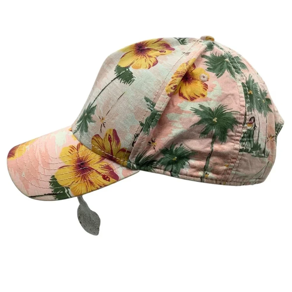 Tropical Hawaiian Floral Baseball Cap Adjustable Snapback Cotton Unisex OS 2I Me